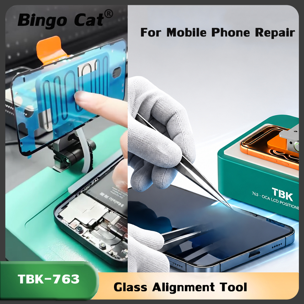 Screen Alignment Tool - TBK-763 Vacuümpositioneermachine Geschikt voor het Plakken