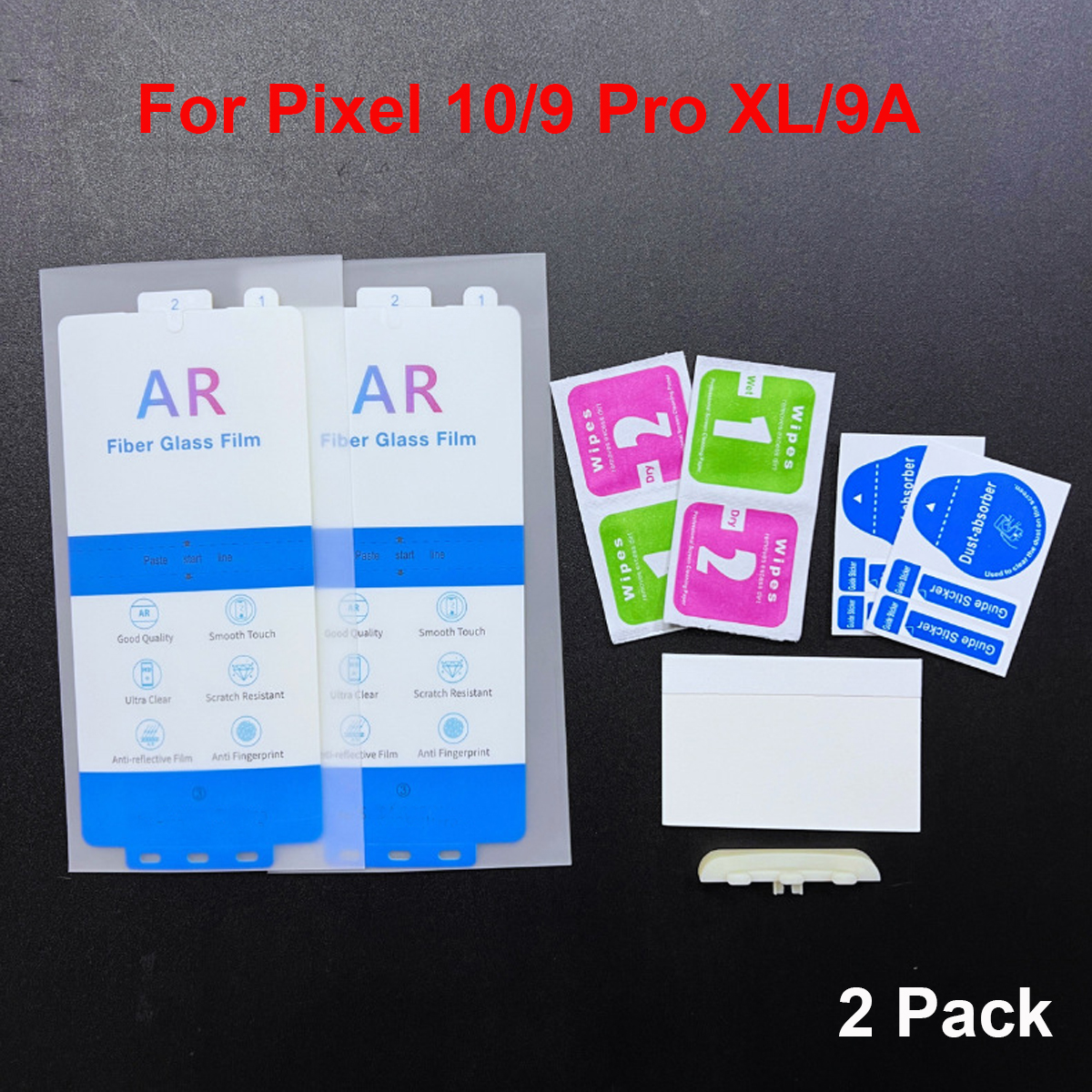 Screen Alignment Tool - 2 stuks AR Anti-Reflectie PET-film Voor