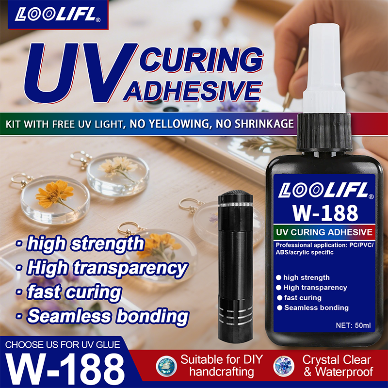 Liquid Uv Glue Kit - UV-verlijmings- en laslijmset Superverlijmende UV-lijm of