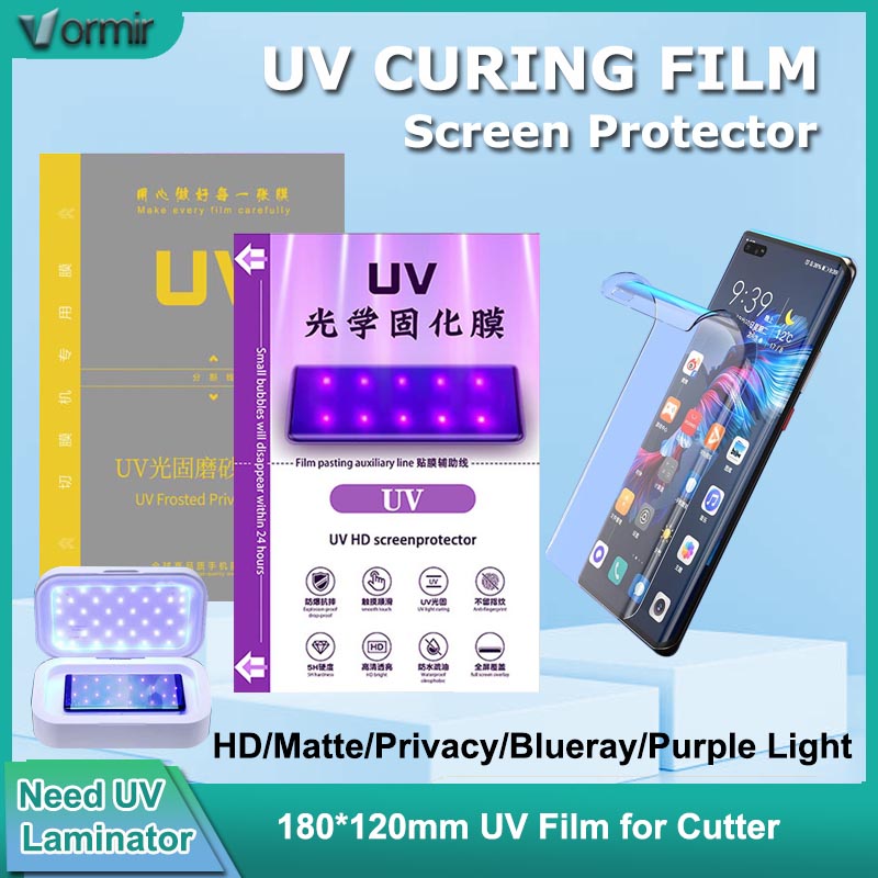 Screen Protector Cutter - VORMIR UV-glas mobiele telefoon screenprotector voor
