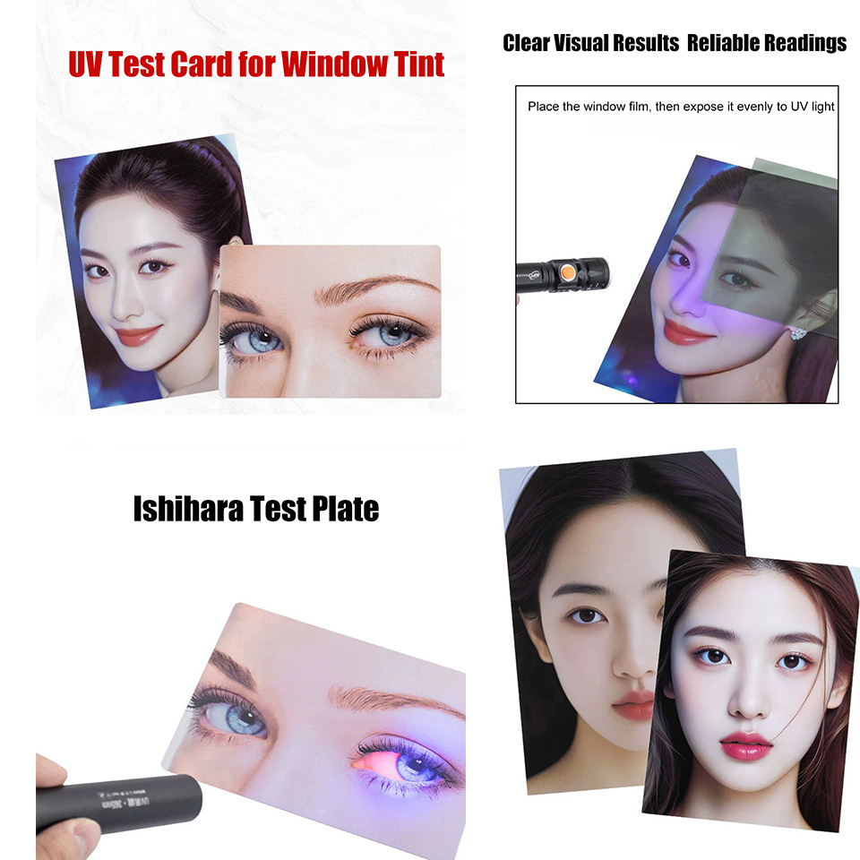 Anti Blue Light Film - Blauw Licht & UV Testkaart voor