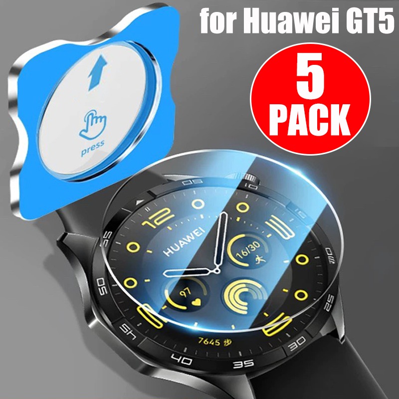 Screen Alignment Tool - 5-1 PACK Gehard Glas voor Huawei