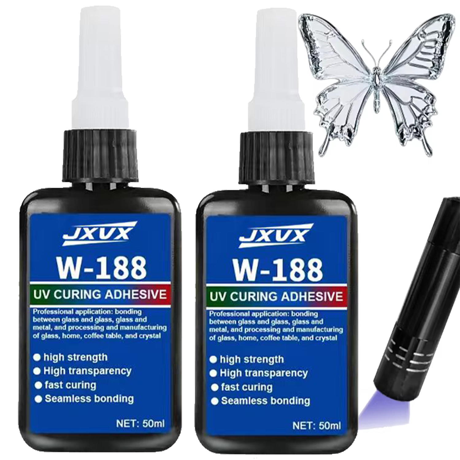 Liquid Uv Glue Kit - Professionele UV-hars 2025 - snelhardende hars