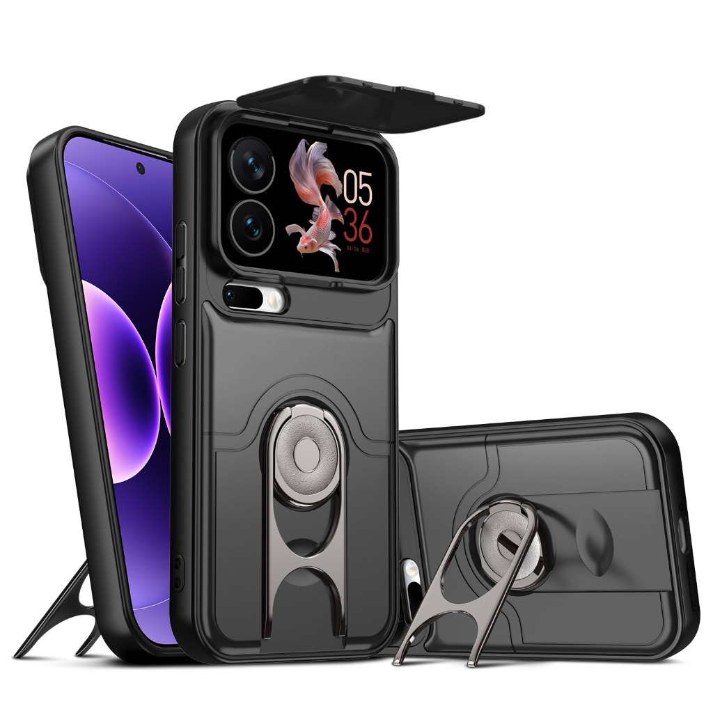 Camera Lens Protector - Telefoonhoesje met schuifbare camerabeschermer voor Xiaomi