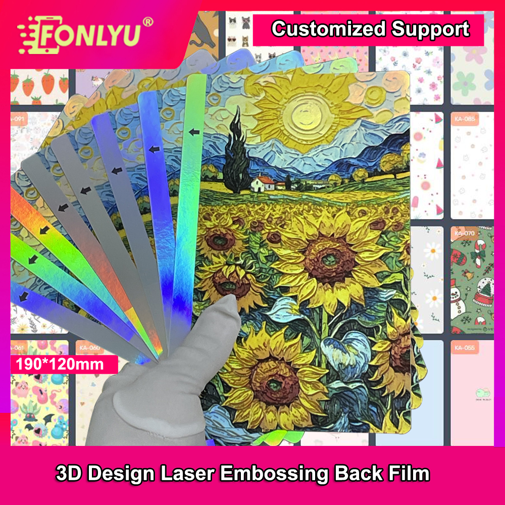 Flexible Tpu Film - Mix Patronen Terug Sticker Achterkant Beschermend