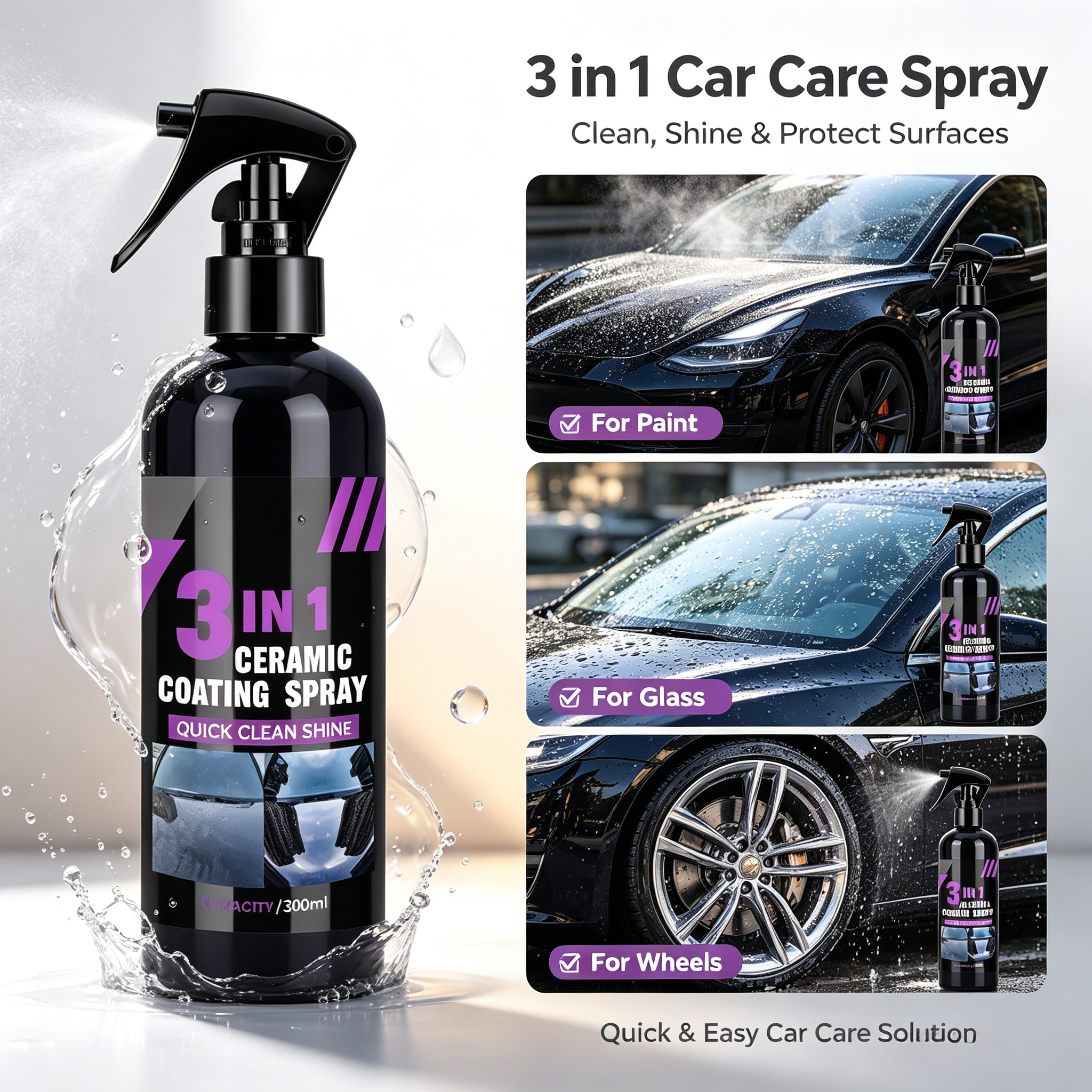 Nano Liquid Coating - Nano Crystal Hydrofobe Auto Keramische Coating
