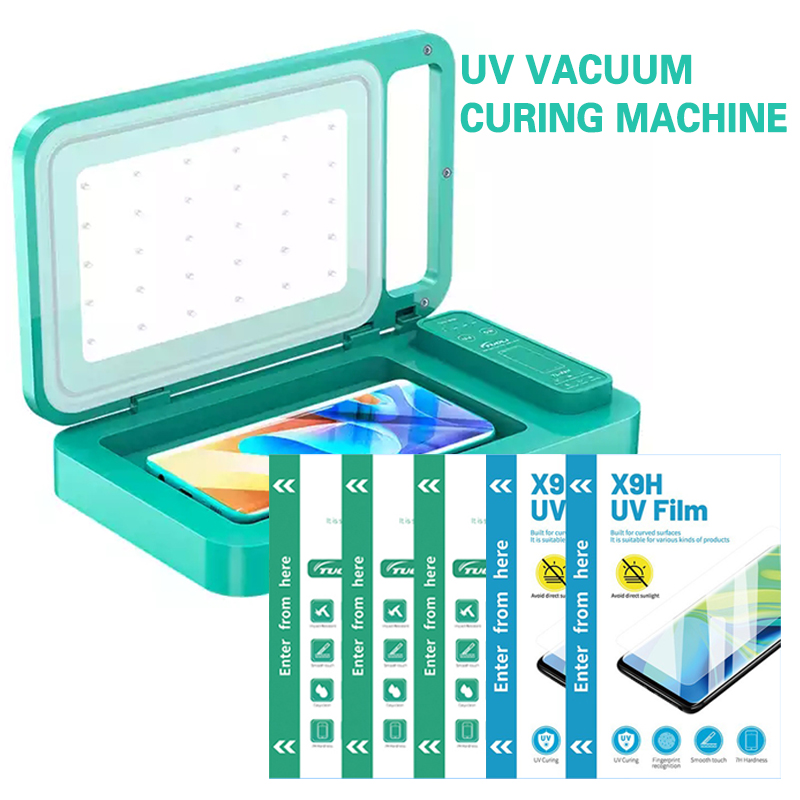 Screen Protector Cutter - TUOLI X9H UV Curing Vacuüm Lamineermachine
