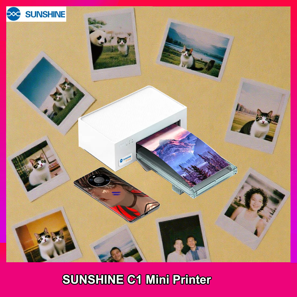Screen Protector Cutter - SUNSHINE C1 Mini Kleurenfilm DIY Printprinter