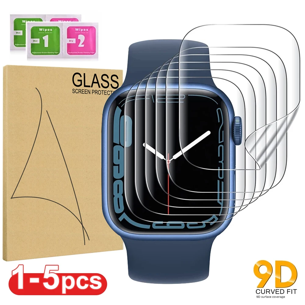 Hydrogel Screen Protector - Screenprotector voor Apple Watch Series 9