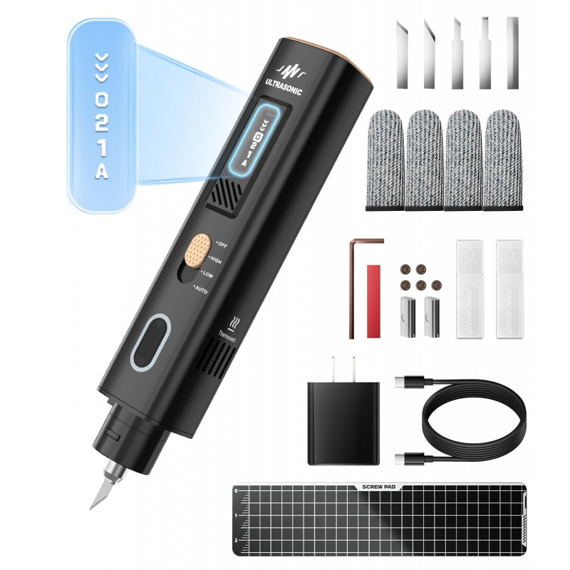 Screen Protector Cutter - 40kHz ultrasoon snijmes: 35W handbediend ultrasoon
