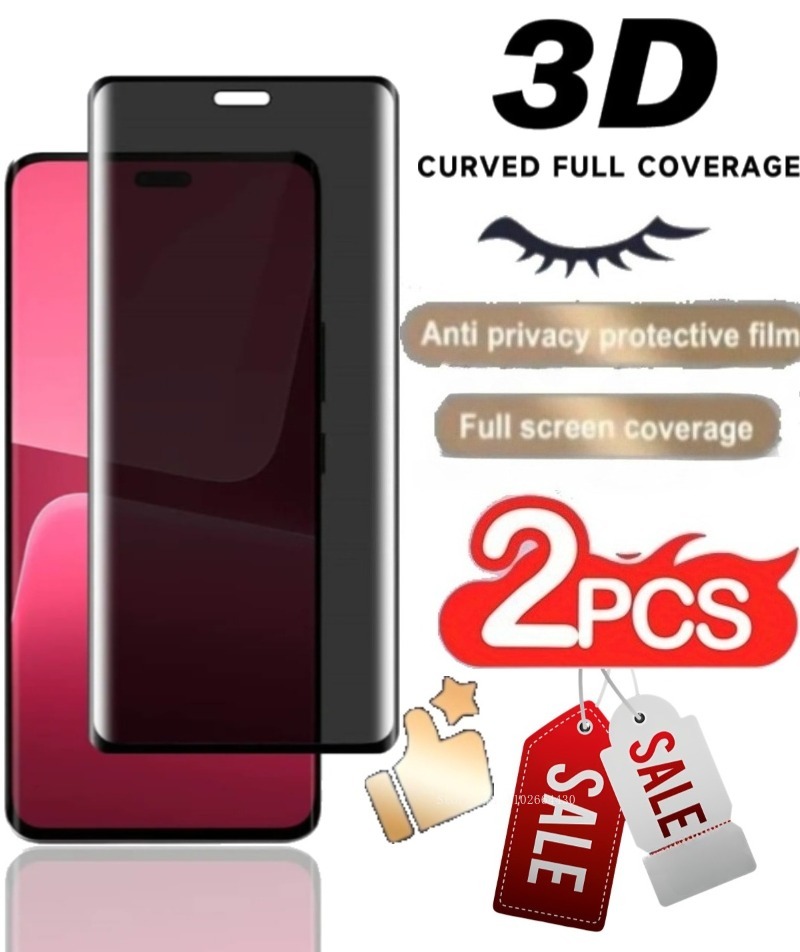 Curved Edge Screen - 2 STKS Privacy Anti Spy Gluren