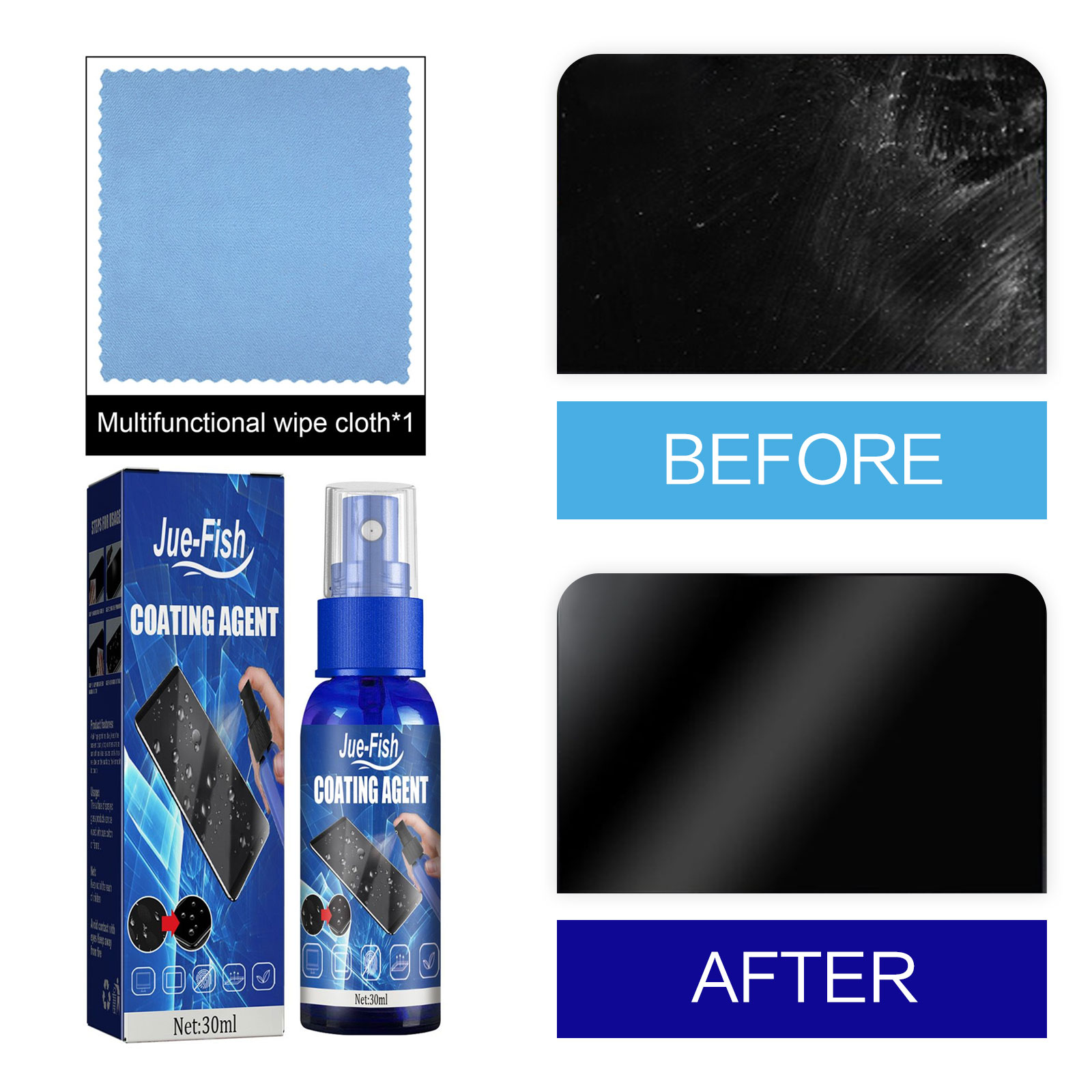 Oleophobic Coating Spray - Waterstofbeschermer Spuitscherm Hydrofobe Coating Bescherm Film