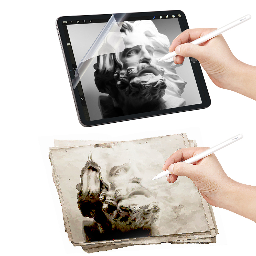 Matte Anti Glare Screen - 2 stuks papiergevoel film PET anti-glare