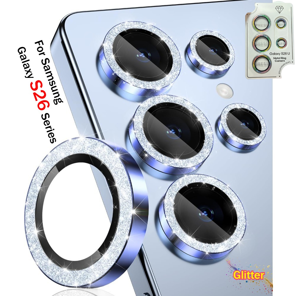 Tempered Glass Screen 9H - 9H HD Gehard Glas Glitter Camera