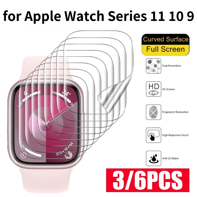 Smartwatch Screen Film - 6 stuks beschermfolie voor Apple Watch