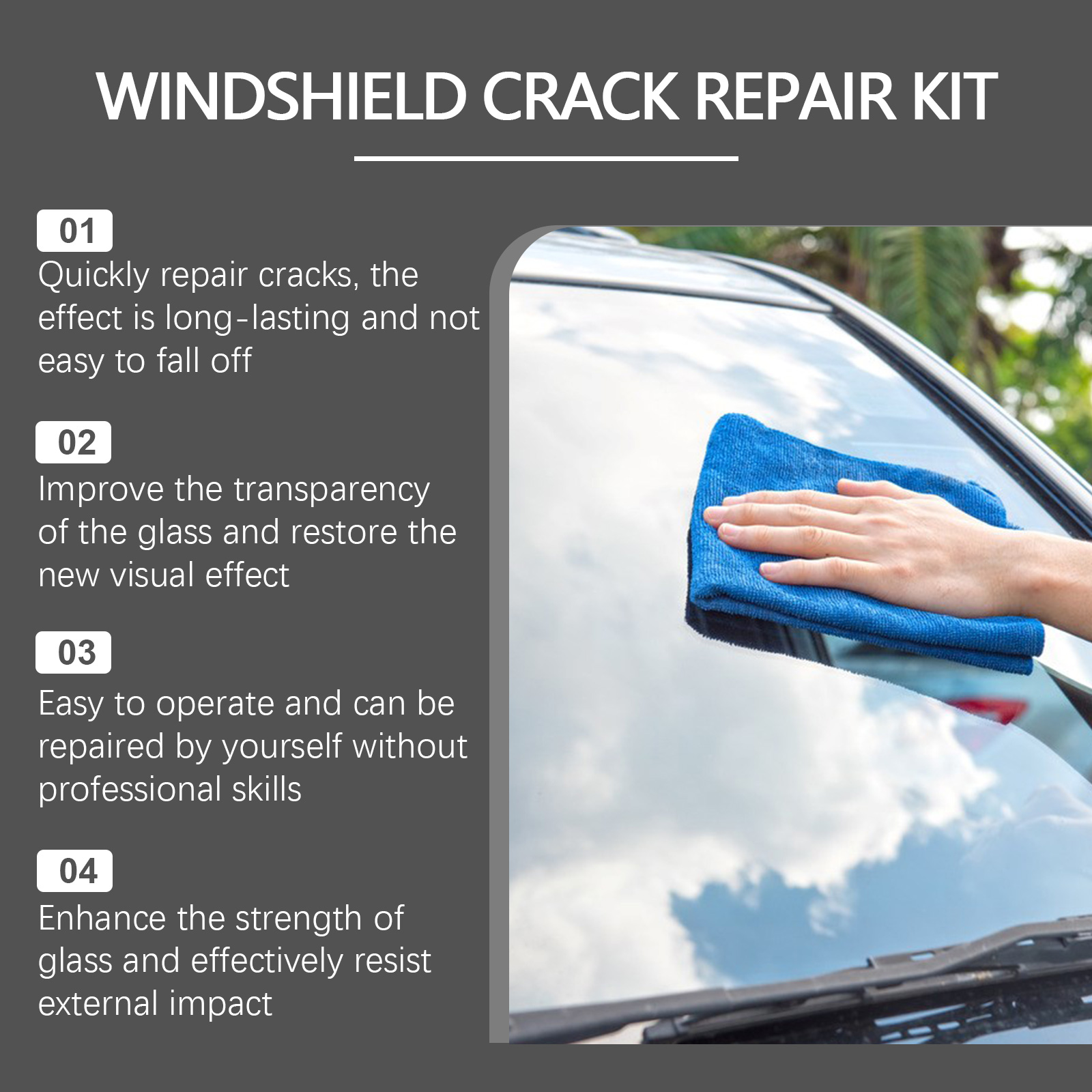 Auto Ruitreparatie Hars Kit UV - Liquid Uv Glue Kit recensie en prijs