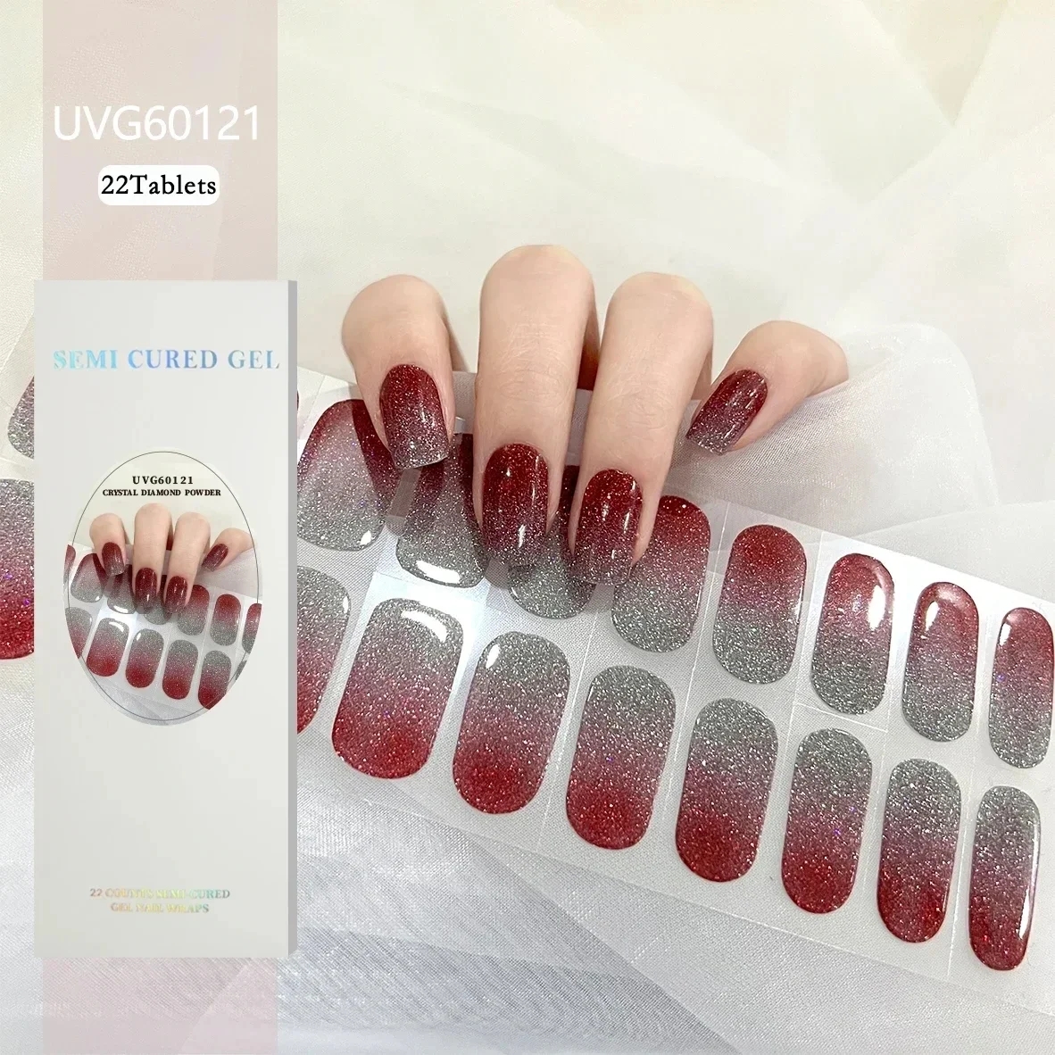 16/18/20 Tips Kerst Gel Nagels - Full Cover Adhesive recensie en prijs