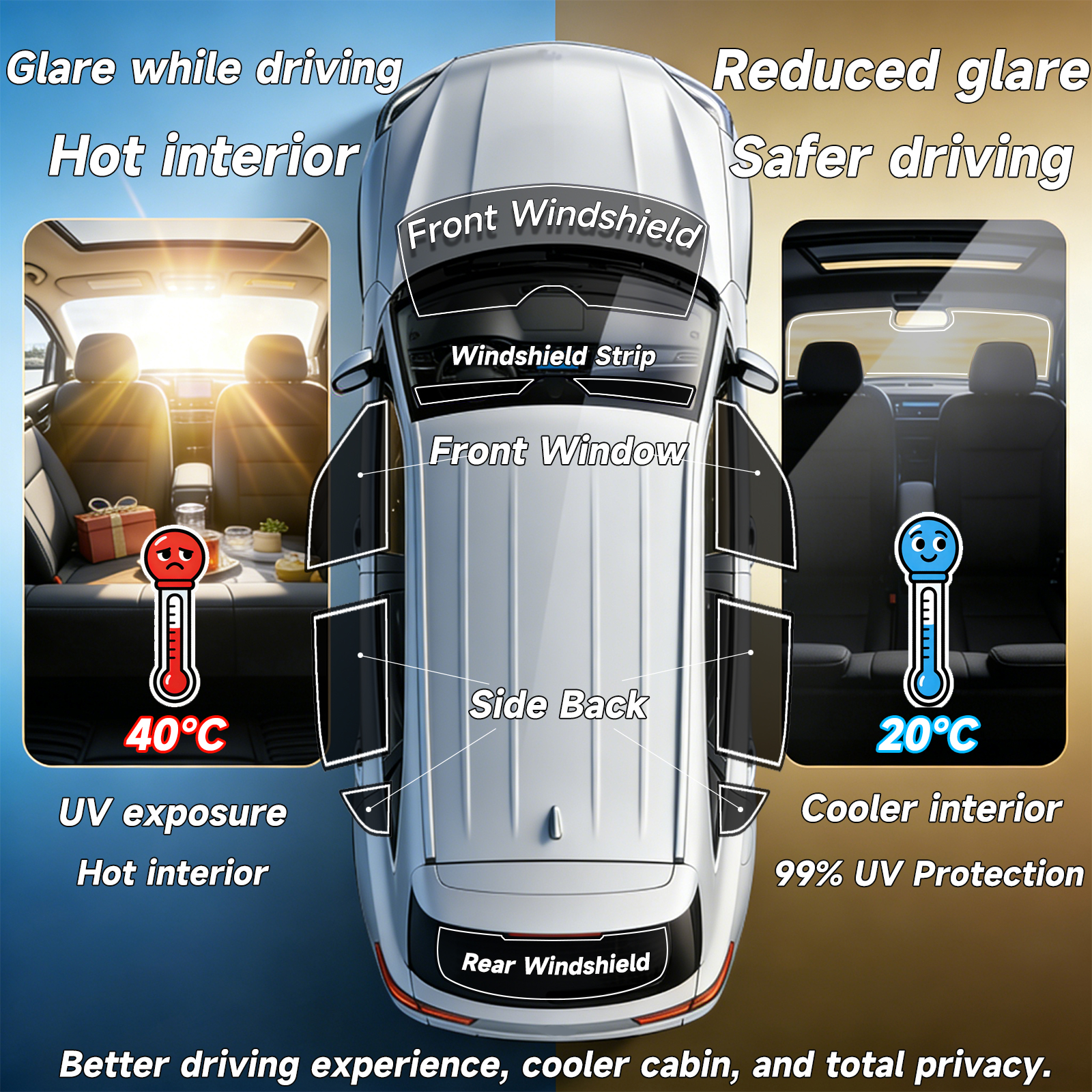Voorgeknipte raamfolie voor Ma - Glass Protector Auto recensie en prijs