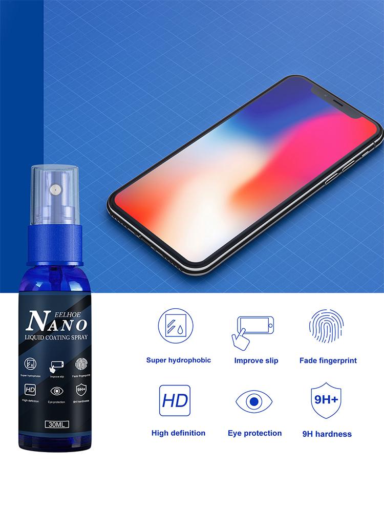 Vloeibare schermbeschermer Spr - Oleophobic Coating Spray recensie en prijs