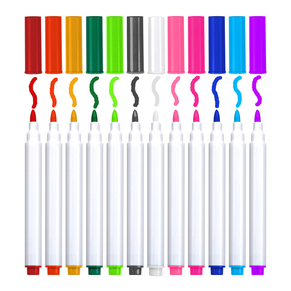 12 Kleuren Vloeibare Krijt Pen - Dust Removal Sticker recensie en prijs