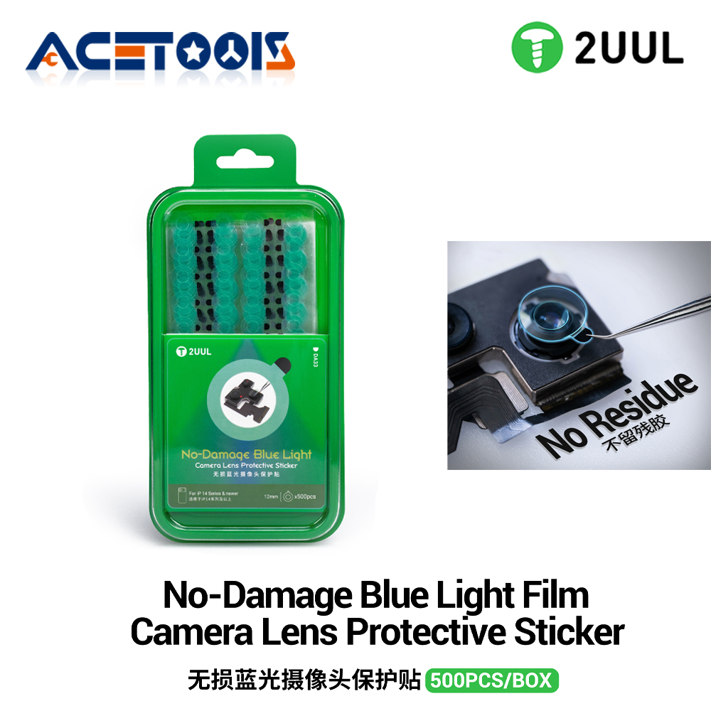 2UUL DA33 Camera Lens Bescherm - Anti Blue Light Film recensie en prijs