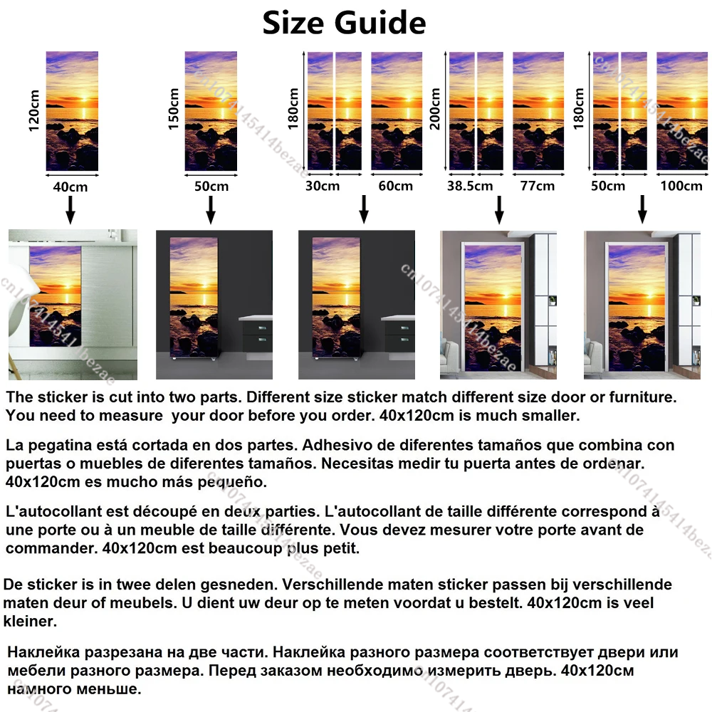 Fris fruit volledige deurafdek - Full Cover Adhesive recensie en prijs