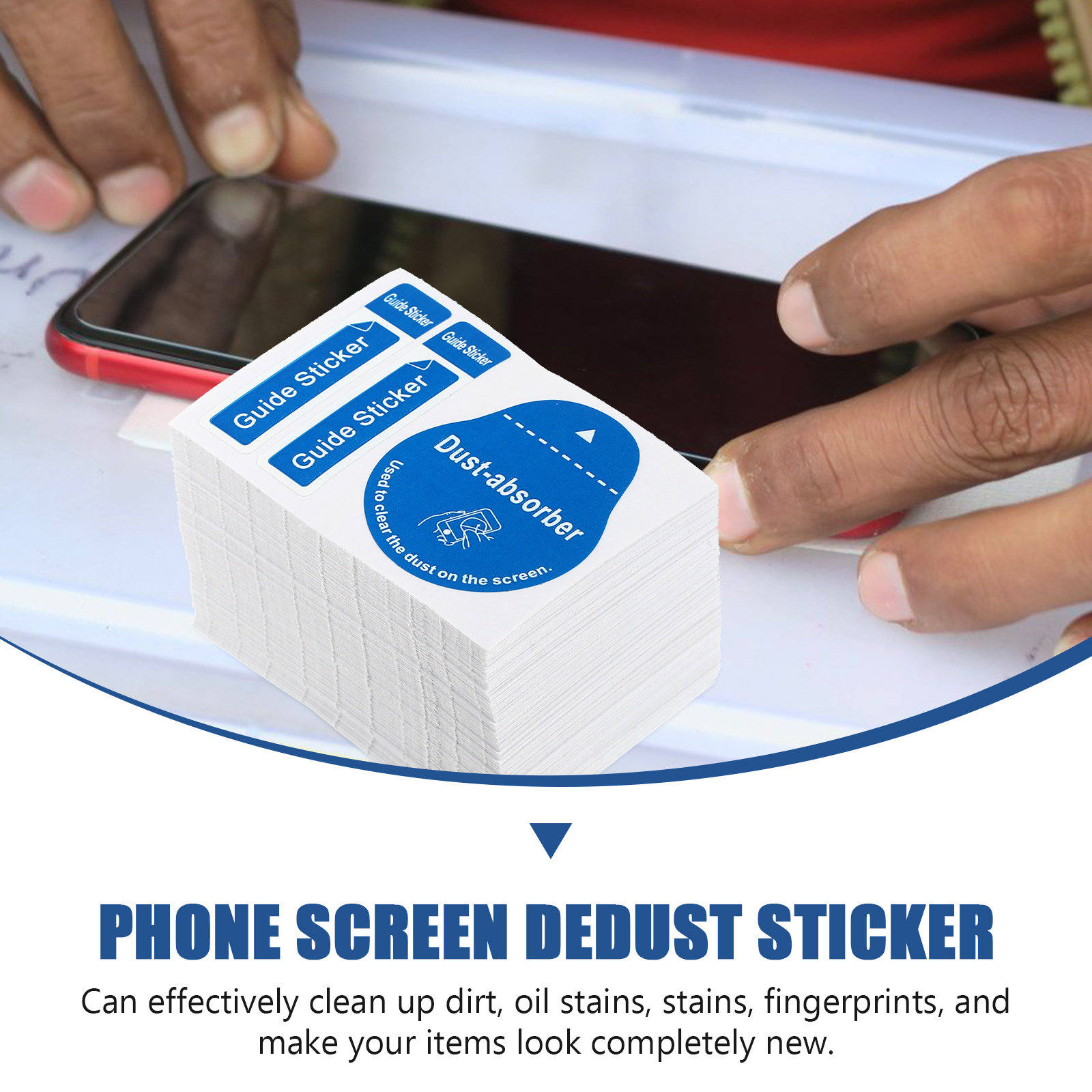 200 stuks LCD-scherm stofverwi - Dust Removal Sticker recensie en prijs