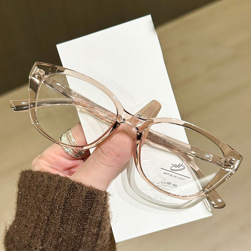 Nieuwe Hot Meisje Tr90 Cat Eye - Anti Blue Light Film recensie en prijs