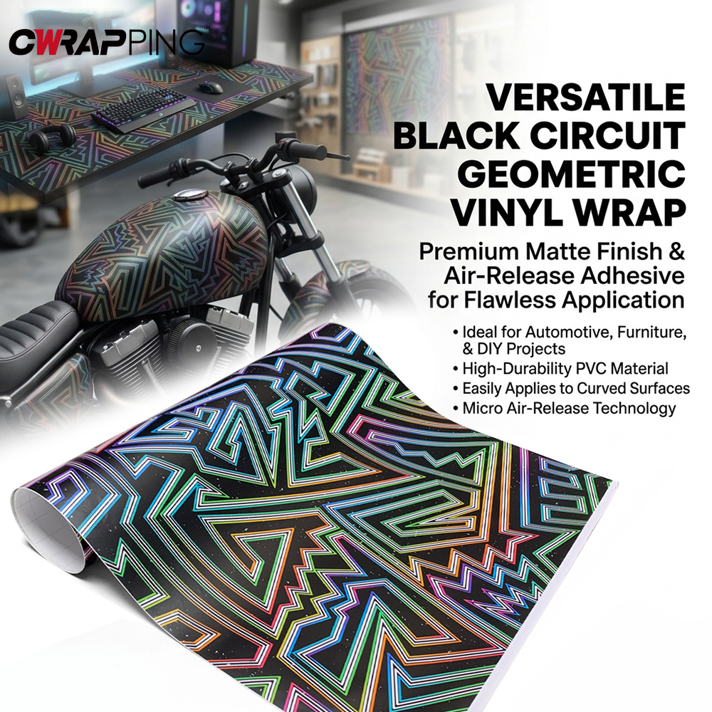 Regenbooglijn auto vinyl wrap  - Full Cover Adhesive recensie en prijs