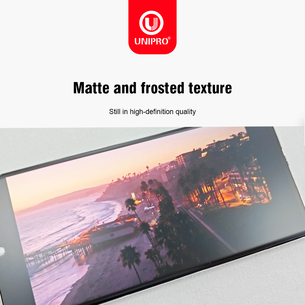 UNIPRO 250µm HD MATTE UV Glasv - Screen Protector Cutter recensie en prijs
