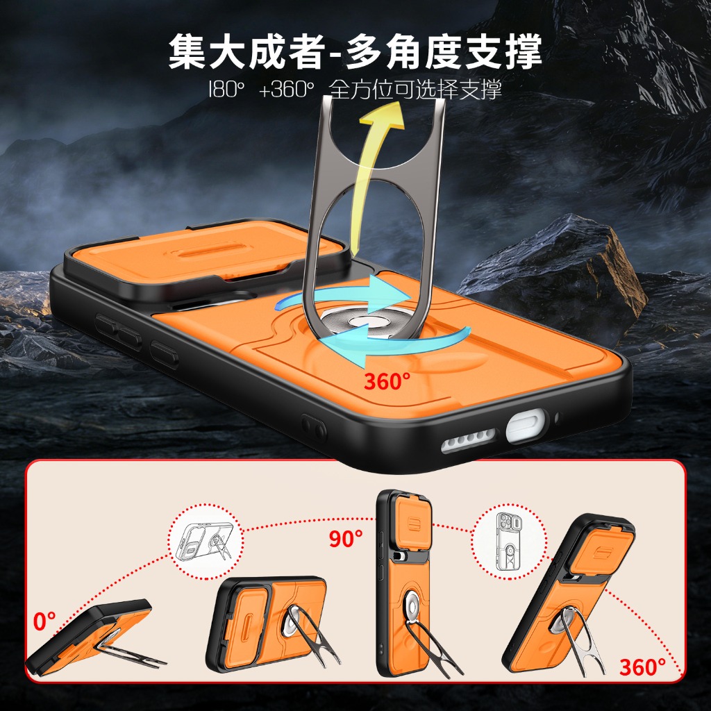 Telefoonhoesje met schuifbare  - Camera Lens Protector recensie en prijs