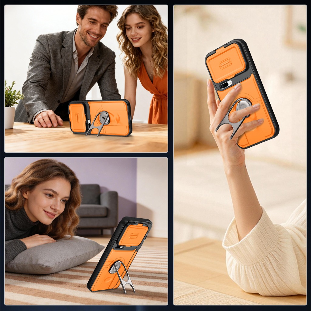 Telefoonhoesje met schuifbare  - Camera Lens Protector recensie en prijs
