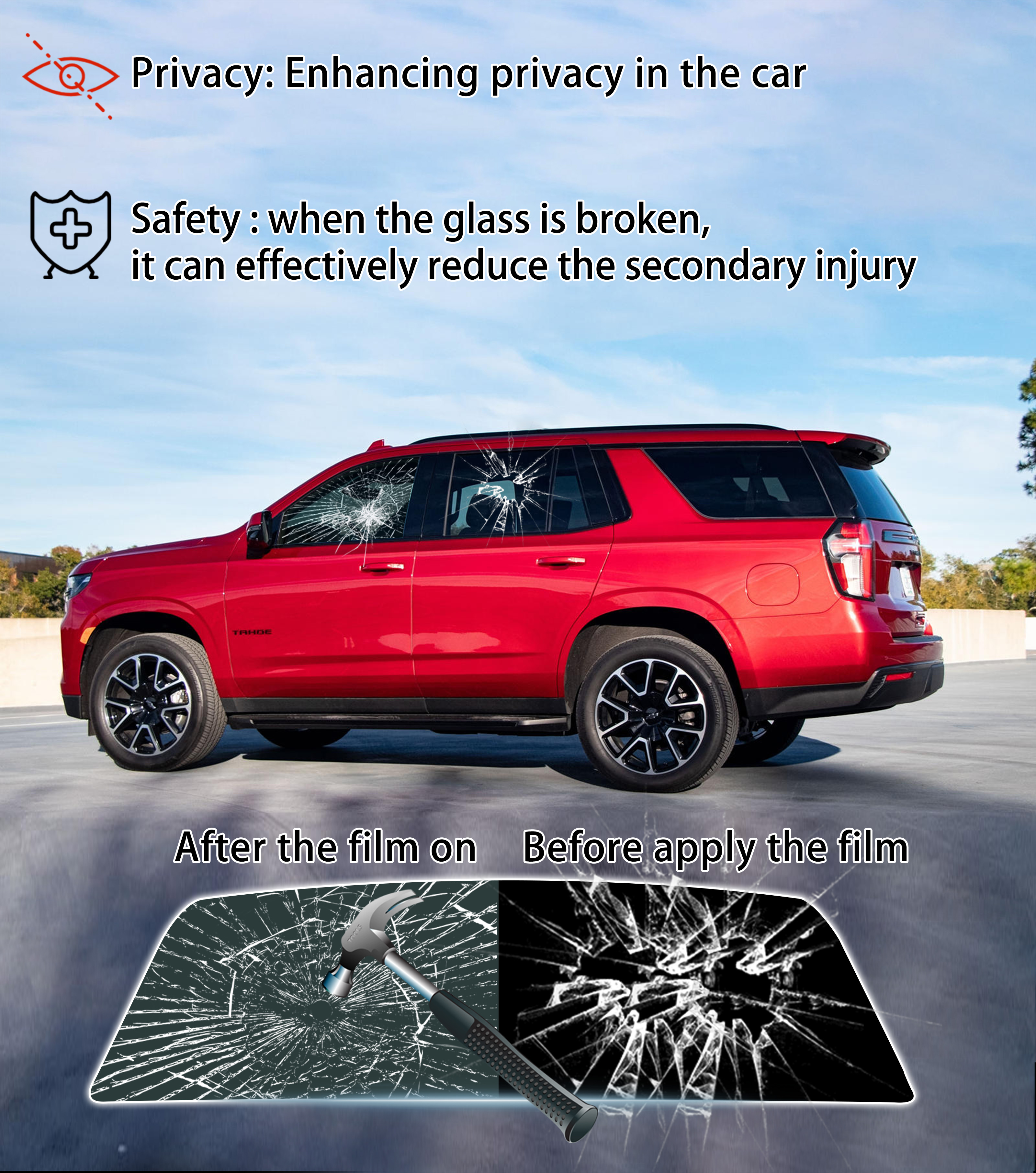 Voorgesneden raamtint voor For - Glass Protector Auto recensie en prijs