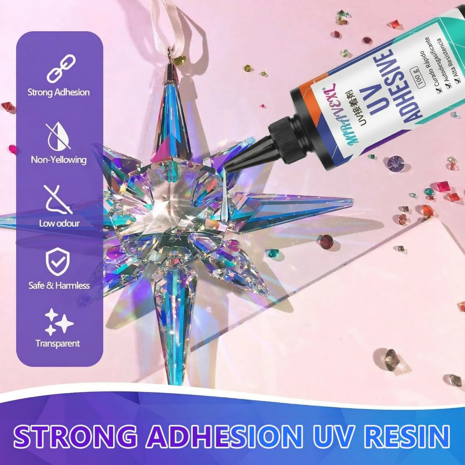Verbeterde UV-harskit met USB- - Liquid Uv Glue Kit recensie en prijs