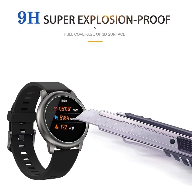 Gehard glas voor HayLou Solar  - Smartwatch Screen Film recensie en prijs