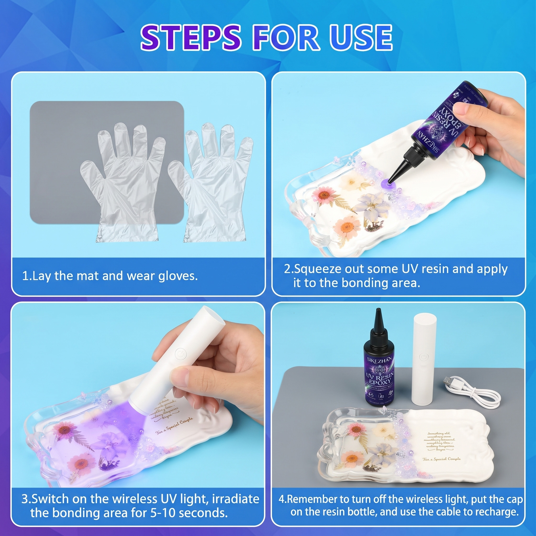 Kristalheldere UV-lijmset met  - Liquid Uv Glue Kit recensie en prijs