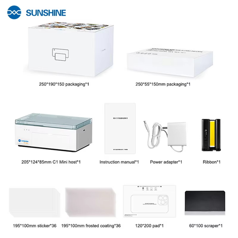 SUNSHINE C1 Mini Kleurenfilm D - Screen Protector Cutter recensie en prijs