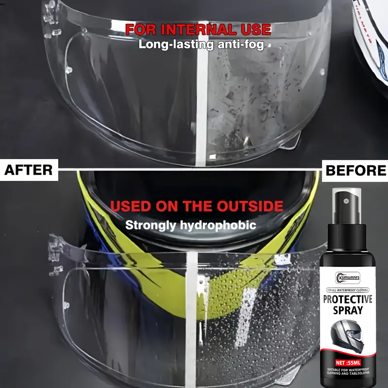 Motorhelm en auto-anticondenss - Nano Liquid Coating recensie en prijs