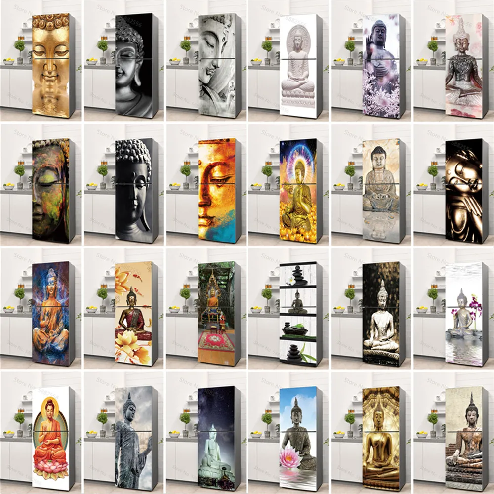 Buddha Art Vinyl Koelkast Stic - Full Cover Adhesive recensie en prijs