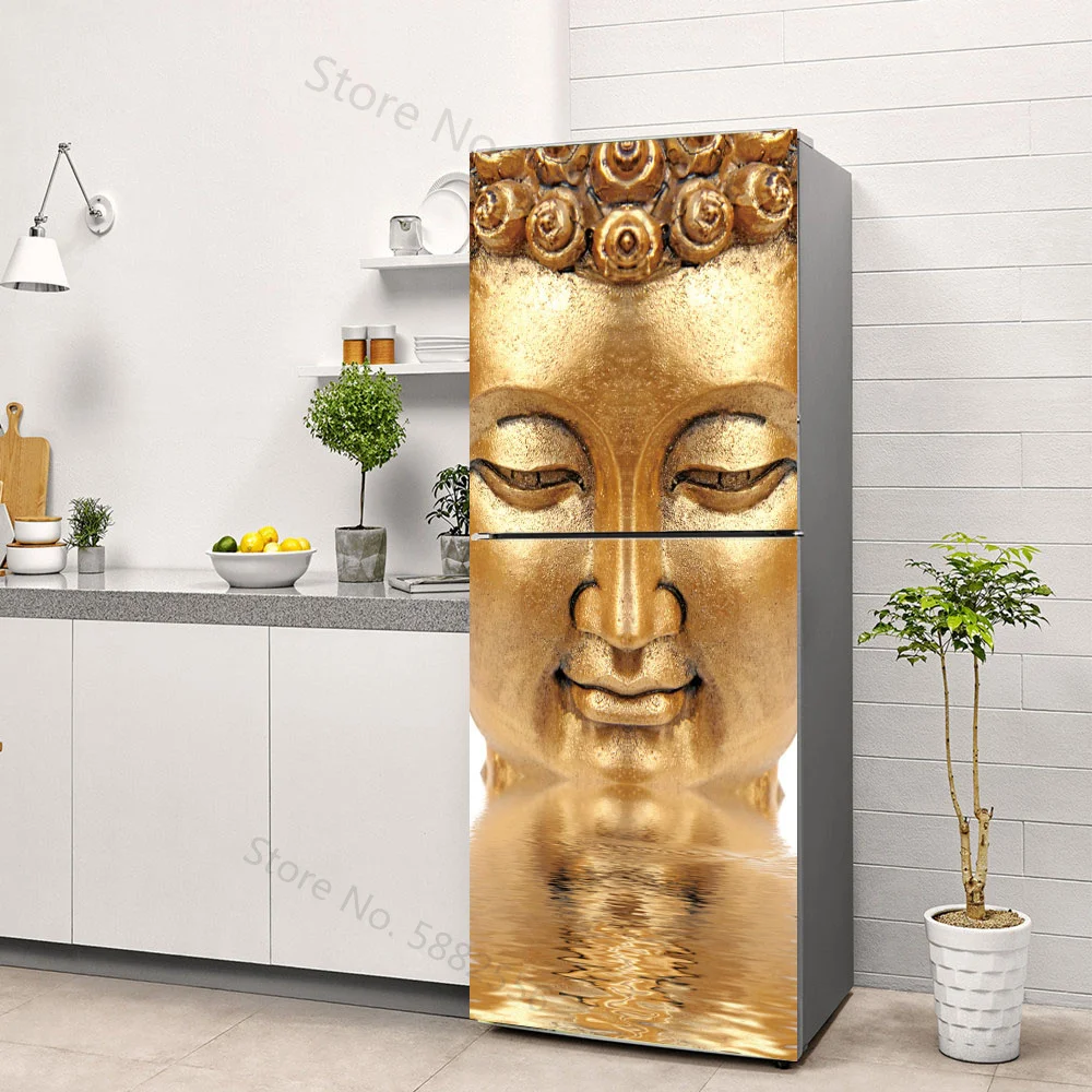 Buddha Art Vinyl Koelkast Stic - Full Cover Adhesive recensie en prijs