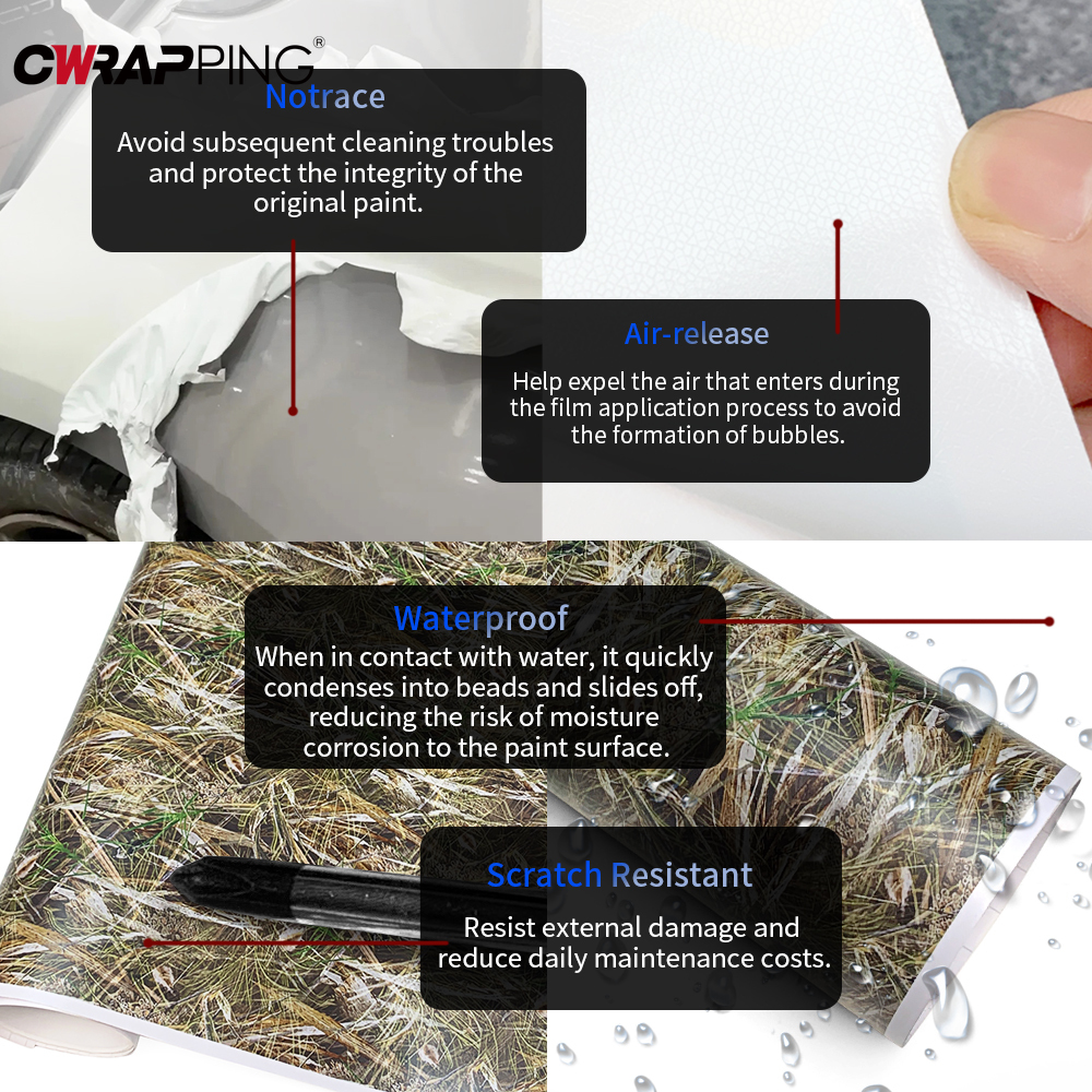 Bladcamouflage stickers voor a - Full Cover Adhesive recensie en prijs