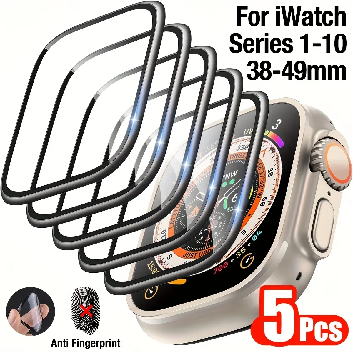 1-5pcs Anti-kras Film Voor App - Smartwatch Screen Film recensie en prijs