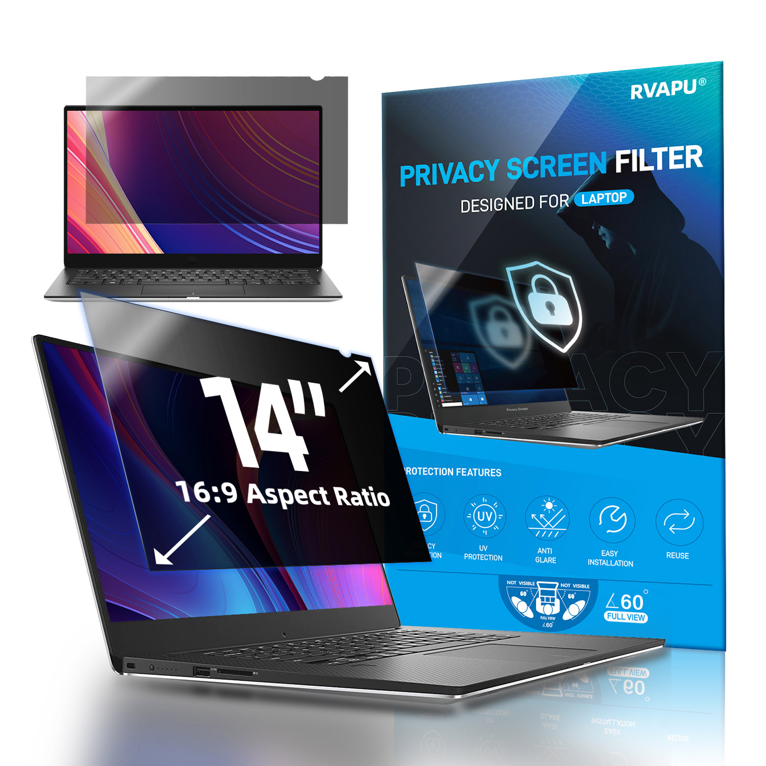 Voor Laptop 14 inch Privacy An - Matte Anti Glare Screen recensie en prijs