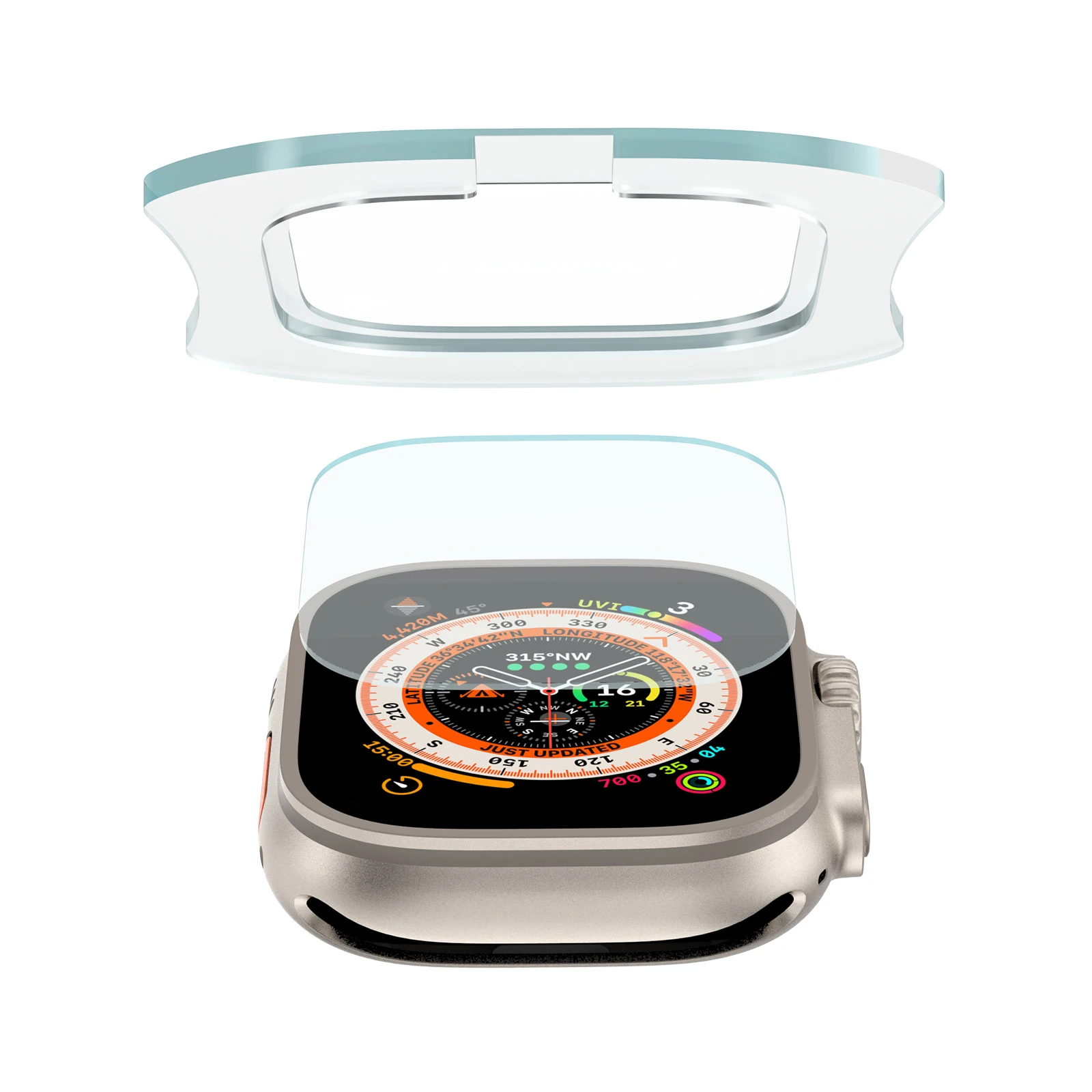 Gehard Glas voor Apple Watch U - Screen Alignment Tool recensie en prijs