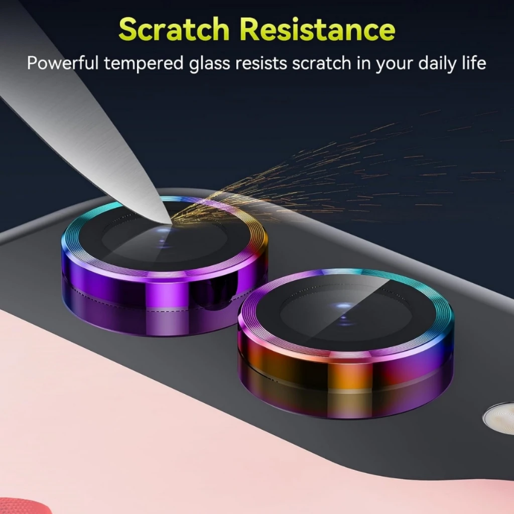 Metalen Camera Lens Protector  - Tempered Glass Screen 9H recensie en prijs