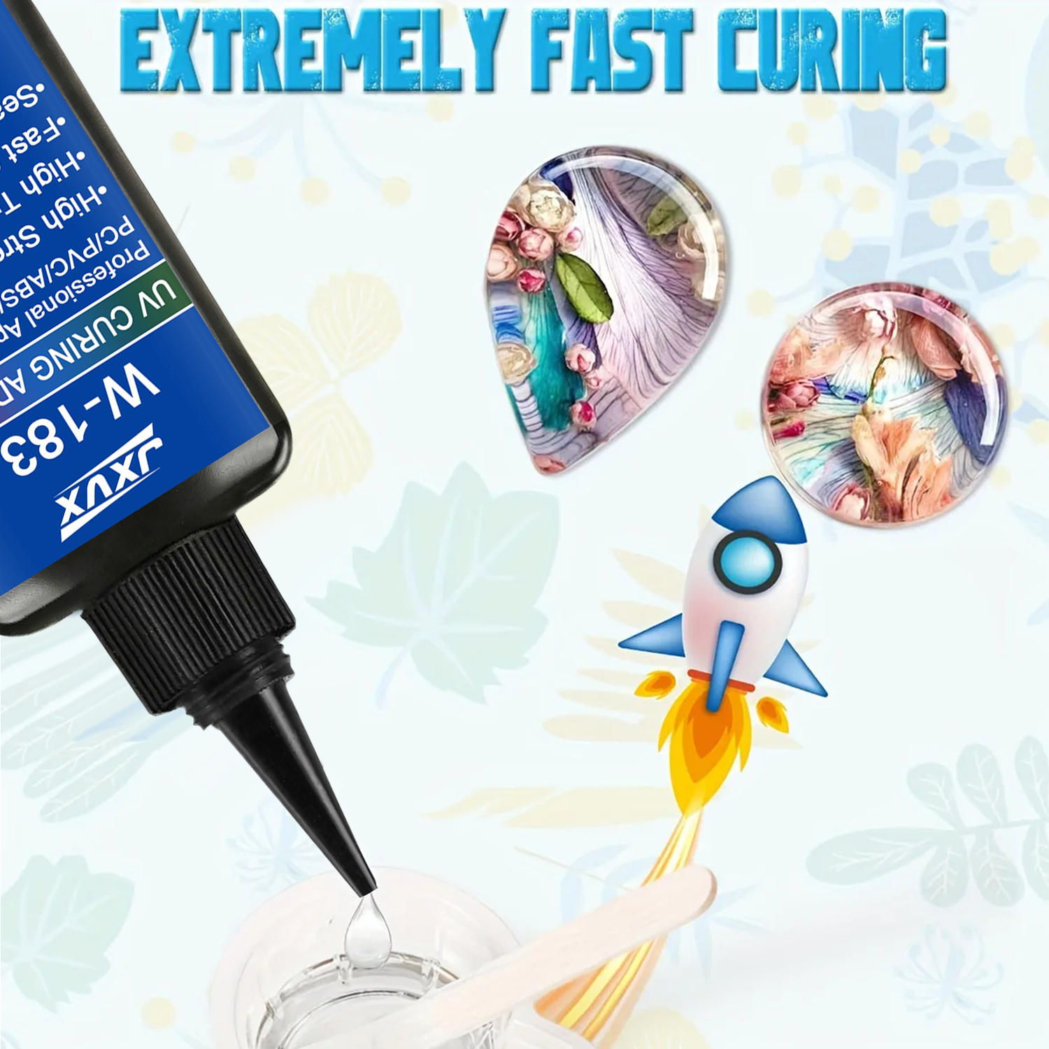 50ml UV Resin Sets met Lamp UV - Liquid Uv Glue Kit recensie en prijs